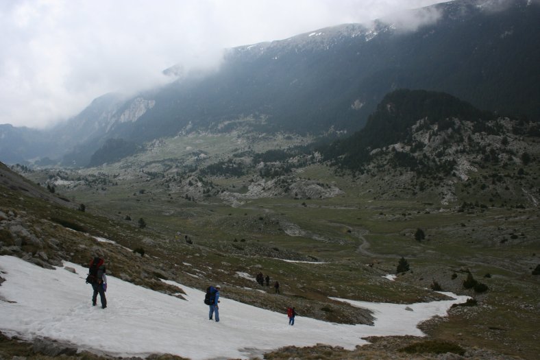 Přechod pohoří Penj