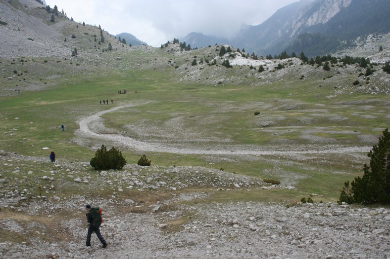 Přechod pohoří Penj