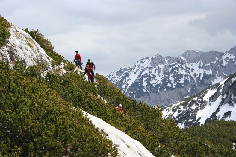 cestou z masívu Medvěd