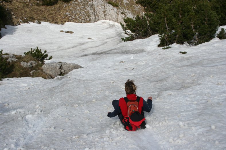 cestou z masívu Medvěd