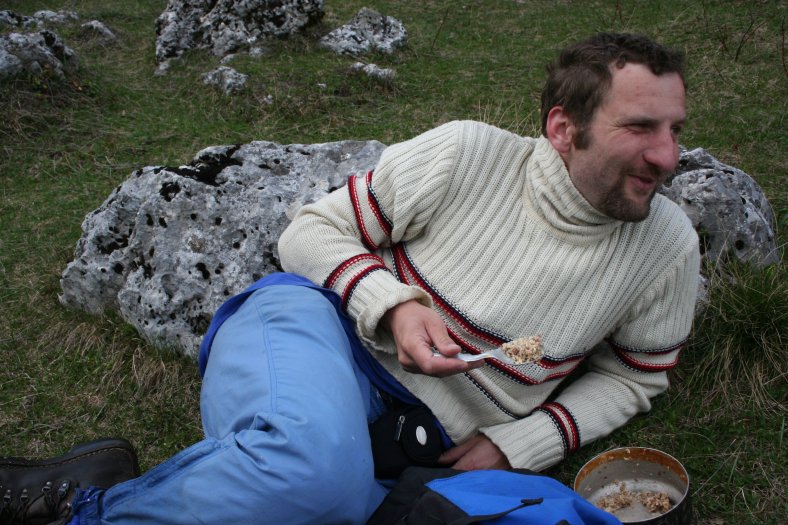 cestou z masívu Medvěd