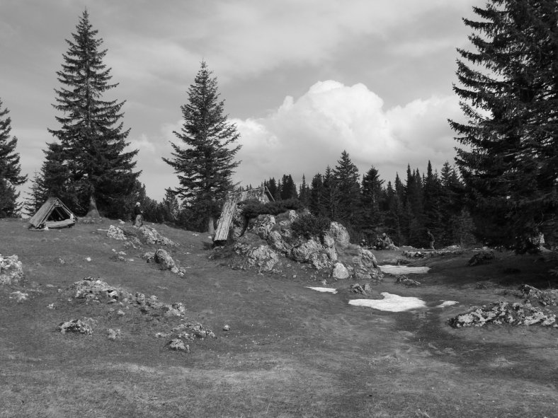 cestou z masívu Medvěd