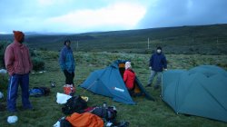 První tábořiště 3000 m.n.m.