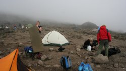 druhá noc 4200 m.n.m.