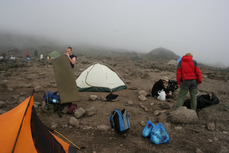 druhá noc 4200 m.n.m.